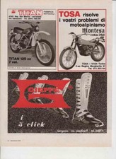 advertising Pubblicità MOTO TITAN 125  ENDURO STIVALI GIEFFE -REGOLARITA  EPOCA