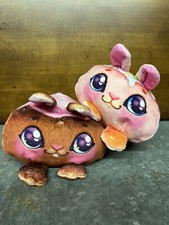 Cookeez Makery Baked Treatz Scented Bunnies Lot Of 2 Plushes TESTED AND WORKING