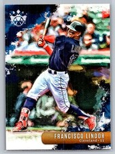 2019 panini diamond kings baseball francisco lindor base short print #145