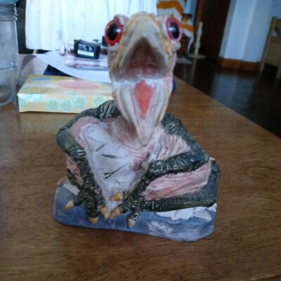 Dinosaur Flying Pteranodon John P Fischner  Baby Hatching Egg RARE Bird
