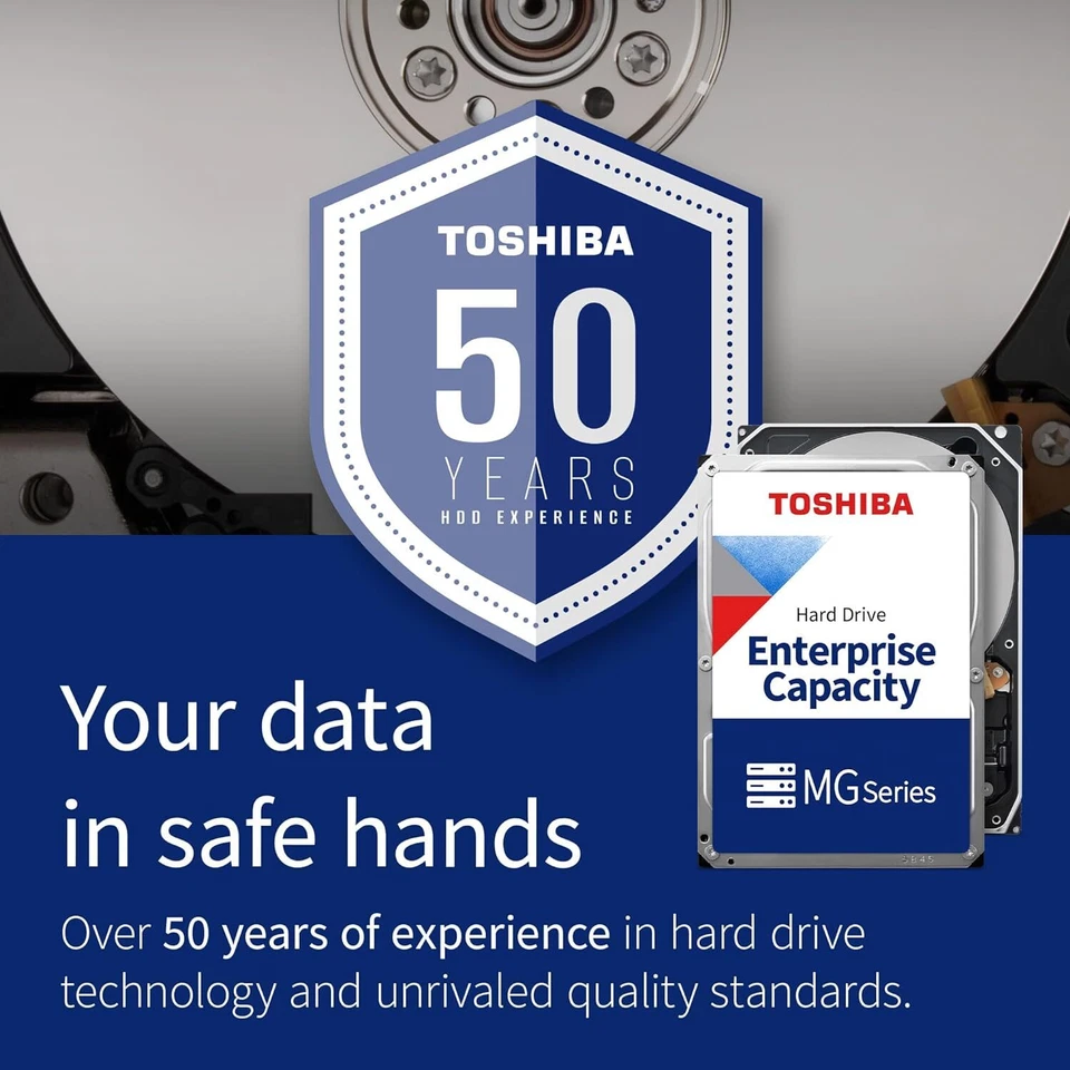 Toshiba 14TB MG07 Enterprise SATA HDD CMR Hard Drive 7200RPM 256MB MG07ACA14TE - Image 2 of 4