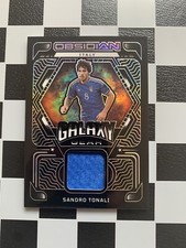 2022-23 Panini Obsidian Galaxy Gear Relics Sandro Tonali /199 Italy