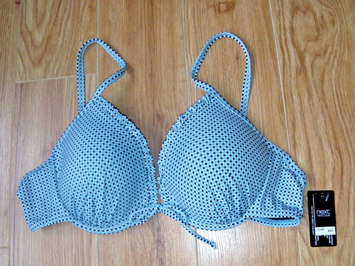 BNWT WOMENS NEXT BIKINI BRA & BRIEFS SET 36A/B 14 HOLIDAY SWIMSUIT COSTUME NEW - Picture 5 of 13