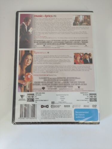 MUSIC AND LYRICS + RUMOUR HAS IT (DVD) double drama set - NEW SEALED fast post 4 - Picture 2 of 4