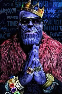 Thanos Poster Wall Art Home Decor Photo Prints 16x24, 20x30, 24x36''