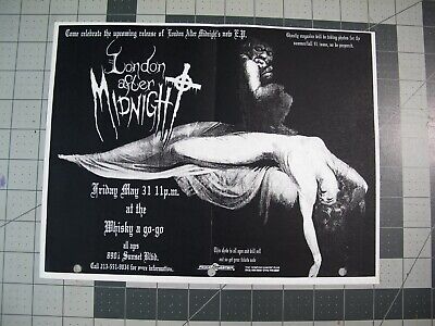 vtg punk goth flyer - London After Midnight at Whisky 1991 vtg punk goth flyer - London After Midnight at Whisky 1991