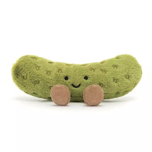 Peluche pupazzo morbido Jellycat Cucumber Selfridges nuovo con etichetta - Foto 9 di 11