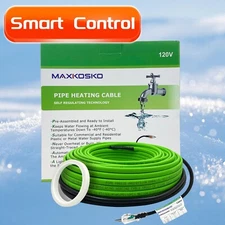 MAXKOSKO Pipe Heat Cable for Water Pipe Freeze Protection