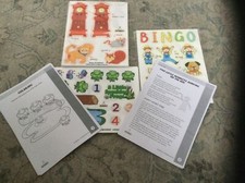 Felt Flannel Board 15 Story PCS Precut Flannel Figure 5 Monkeys Frogs 