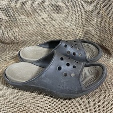 Crocs Classic Brown Slide Iconic Comfort Sandals Men's Size 8 Women's 10