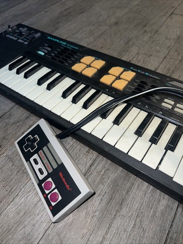 Teclado de muestreo de 32 teclas CASIO SK-5 Circuit Bent (roto) de colección - Imagen 3 de 5