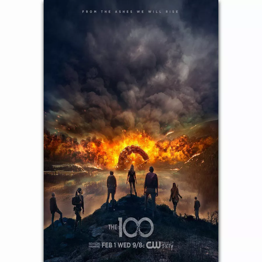 The 100 Season 2 CW Sci-Fi Suspense Amazing TV Series Poster 21 24x36  E-1349 | eBay