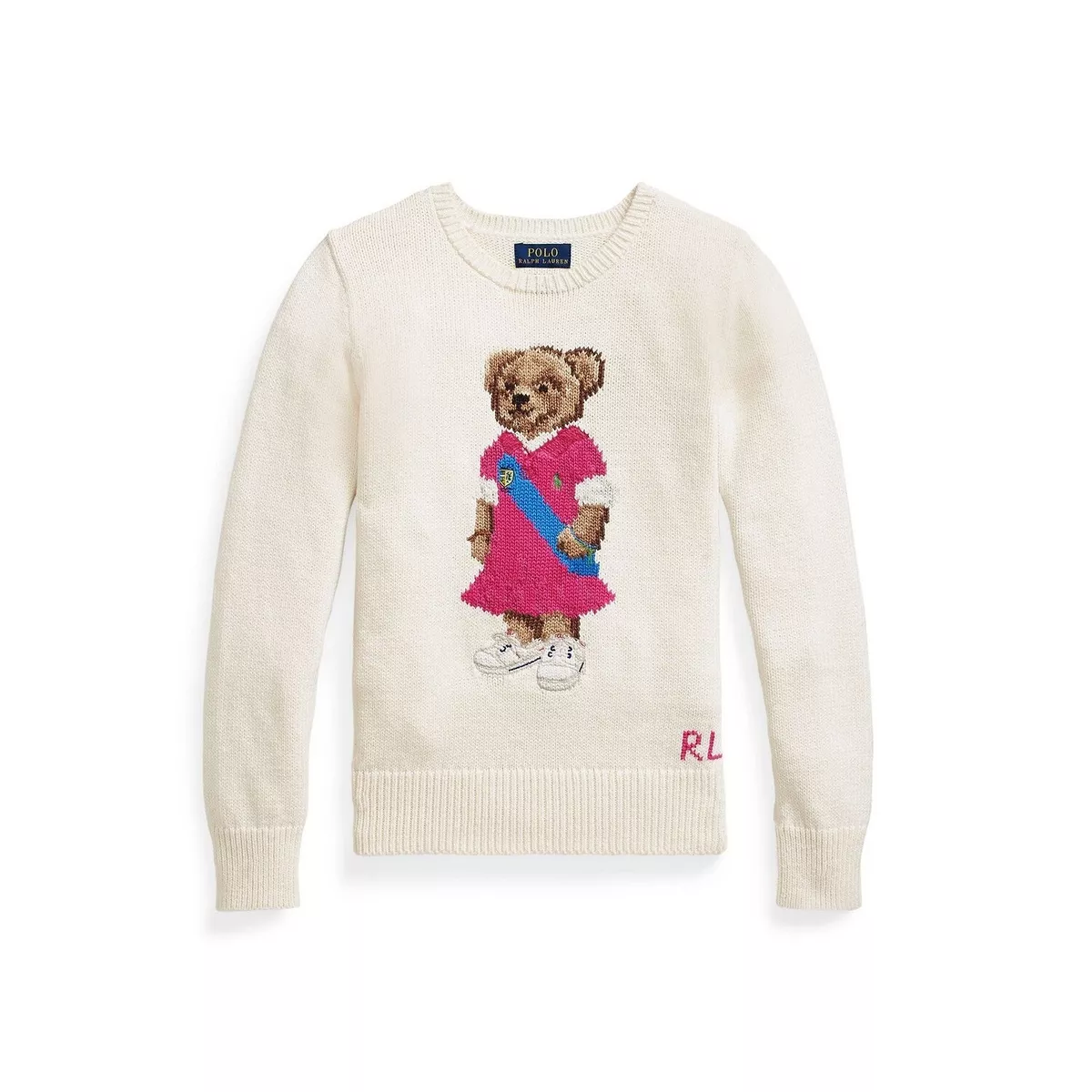 Ralph Lauren Kids Polo Bear-motif Jumper