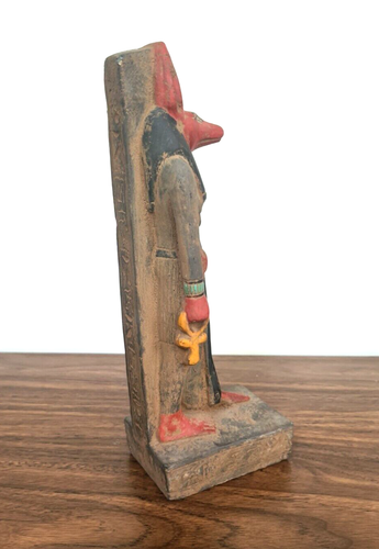 God Anubis Statue - Rare Antique Handcrafted Stone Sculpture - Picture 6 of 16