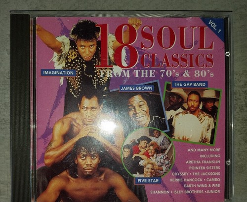 18 Soul Classics From The 70's & 80's. Cd Album Various Artists Vol.1
