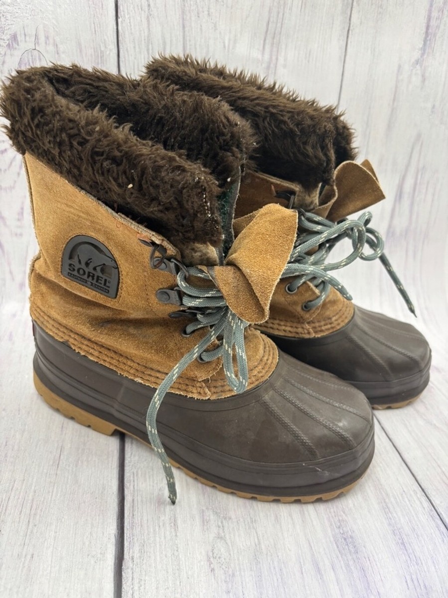 Vintage Kaufman Sorel Boots, Tan & Brown size 8.5? | eBay display picture 1