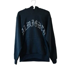 Los Angeles Apparel Hoodie "ALMIGHTY" Heavy Fleece Shrink Free Size M USA Made