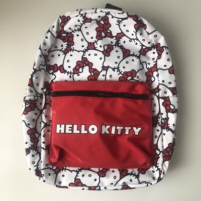 NWT BIOWORLD Hello Kitty White All Over Print Multicolor 16" Backpack | eBay NWT BIOWORLD Hello Kitty White All Over Print Multicolor 16" Backpack | eBay