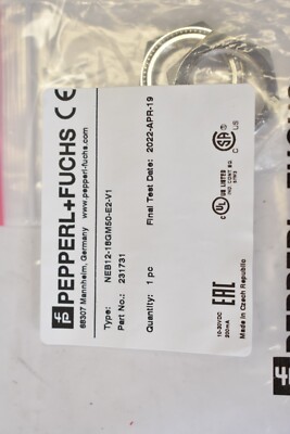 Pepperl + Fuchs Inductive Sensor 12mm Quasi Flush NEB12-18GM50-E2