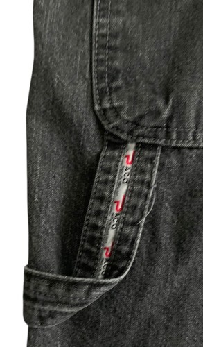 Pantalones Cortos De Colección Y2K Paco Jeans Carpintero Negros Sueltos Hip Hop Patinador Grunge Para Hombres 34 - Imagen 3 de 10