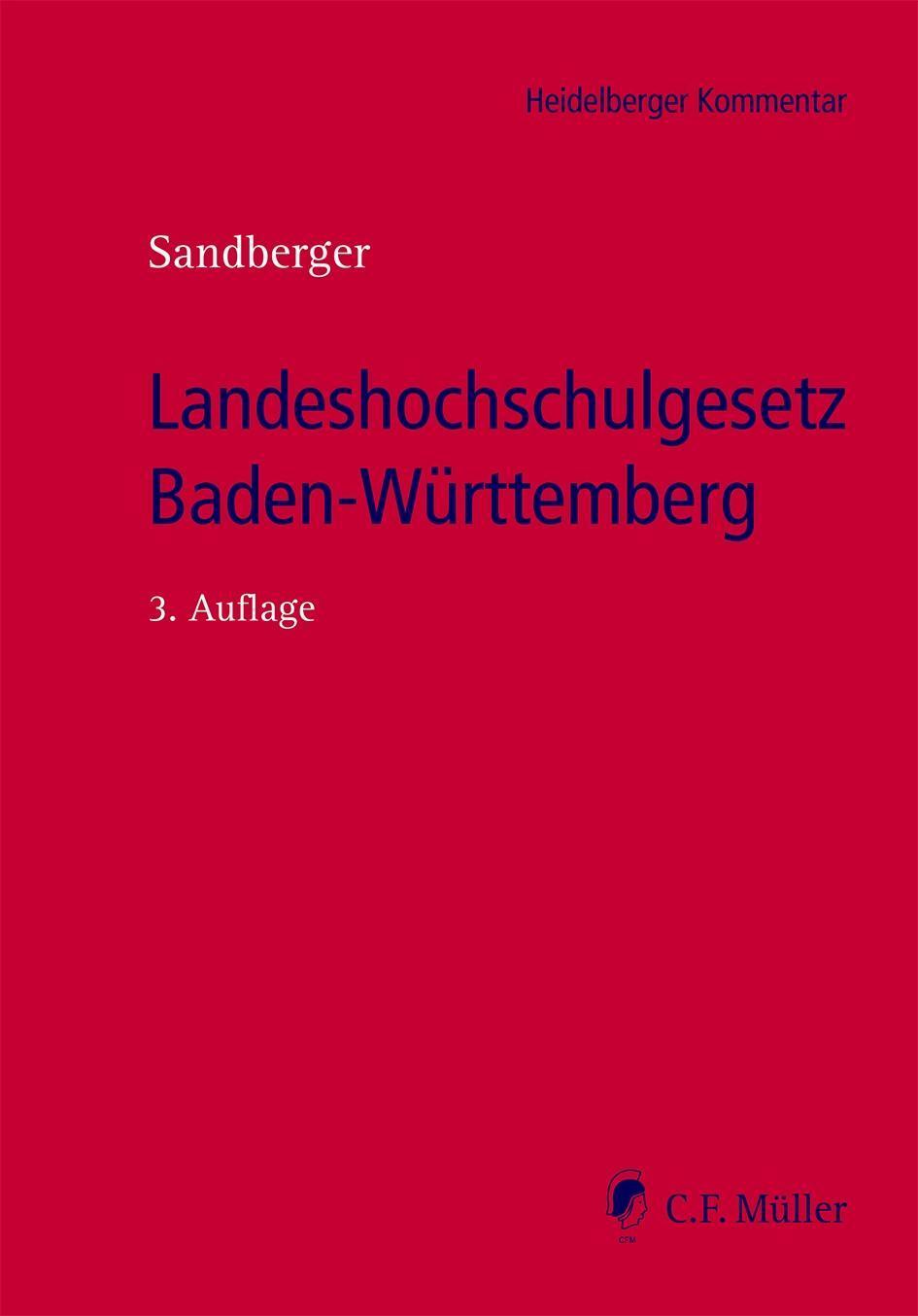 Landeshochschulgesetz Baden-württemberg Georg Sandberger