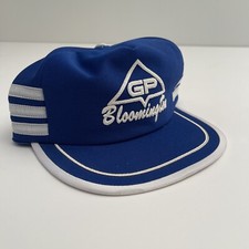 Vintage 3 Stripe Georgia Pacific Hat Cap USA Made NWOT Never Worn Blue Snap Back