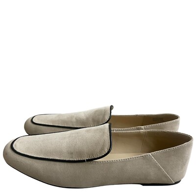 weworewhat  loafer shoes taupe size 38/usa 8 Slip On Comfort Casual