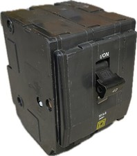 Square D QO340 40Amp 3Pole 240VAC 10kA Plug-On Circuit Breaker