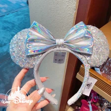 US 2020 Minnie Ears Limited Cinderella Disney Parks Magic Mirror Silver Headband