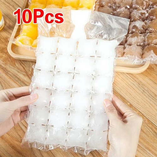 10PCS Transparent Ice Cube Bags Faster Freezing Ice Maker Kitchen Gadgets - Picture 9 of 12