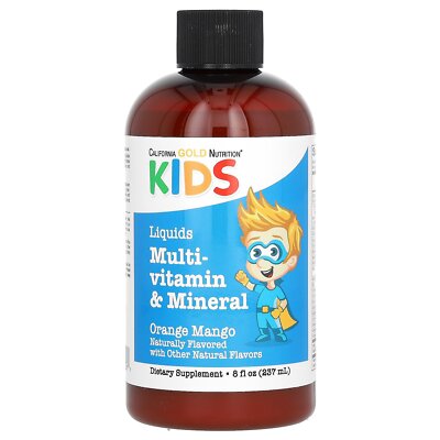 Liquid Multi-Vitamin & Mineral with Calcium, Vitamin B12, Vitamins C & D3 for