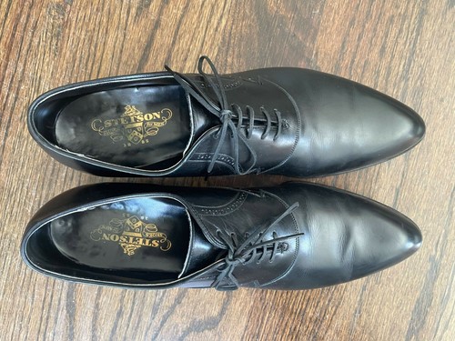 Rare Vintage Stetson Adelaide Oxfords sz 10.5AAA 9.5C 9D Made in USA - Picture 3 of 13