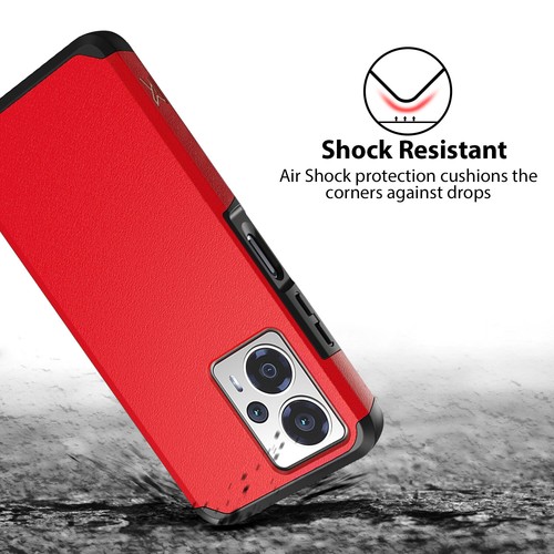 Funda rígida híbrida de doble capa para Cricket Outlast 5G 2024 + vidrio templado - Imagen 33 de 38