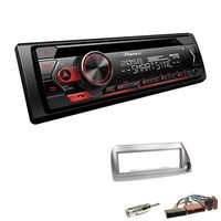 Pioneer 1-DIN Autoradio CD Bluetooth Spotify USB FüR Ford KA 1996-2008 Silber