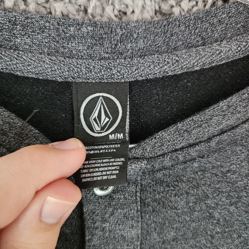 Volcom Mens Gray Long Sleeve Lightweight Pullover Sweater Size M - Picture 4 of 5