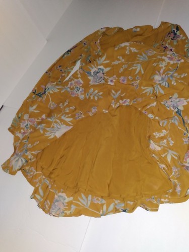 Ecote Long Sleeve Floral Mini Dress Women's Size 0 NWT originally $69 - Picture 2 of 6