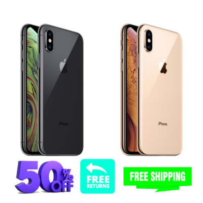 Apple iPhone XS 256GB/64GB Gold Gray GSM Unlocked Att Verizon Wi