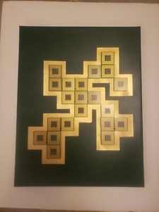 Pair of Collages Handcrafted Wall Art