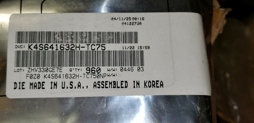 4 PIEZAS SAMSUNG K4S641632H-TC75 DRAM chip SDRAM 64Mbit 4Mx16 3.3V 54 pines - Imagen 4 de 4