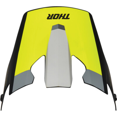 Thor MX Visor Kit for Reflex Helmet - Apex (Matte Hi-Vis Acid / Gray)