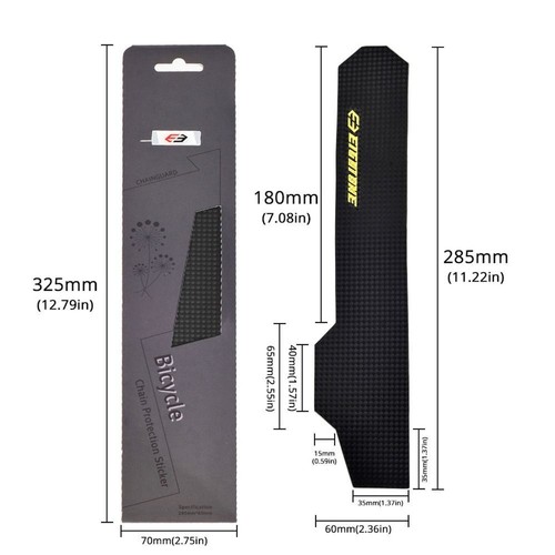 MTB Road Bike Chainstay Protector Sticker Cycling Frame Chain Guard Decal - Picture 2 of 10
