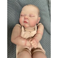 21in Baby Reborn Doll Kit Painted Doll Parts with Cloth Body Artist Painted Hair