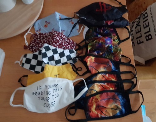 15+ Masken Stoffmasken Maske Mundschutz Schutzmaske Stoff Kinder Corona Motive