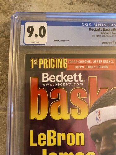 CGC Graded 9.0 Beckett Basketball Collector Lebron James Rookie!Top Pop1! RC🔥 - Picture 7 of 8
