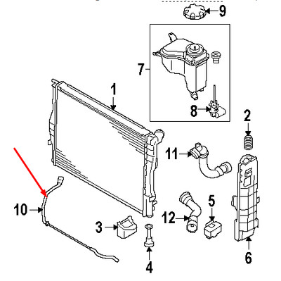 NEW BMW 3 E92 COOLANT OVERFLOW HOSE 17127599452 7599452 OEM | eBay 