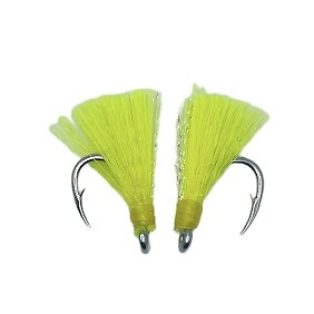 Teasers Pompano teñidos de nailon premium #2 gancho de níquel de 2 paquetes a 25 paquetes - Imagen 4 de 16