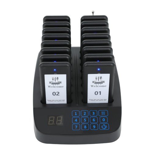 Ristorante Pager Wireless Paging Sistema di Coda 16 Guest Pager Sistema di Chiamata - Foto 5 di 19