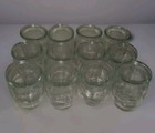 Glass Jars 2 3/4" Tall 2 1/4" Across Dessert Craft Candle Lot Of 12 Candles 5oz