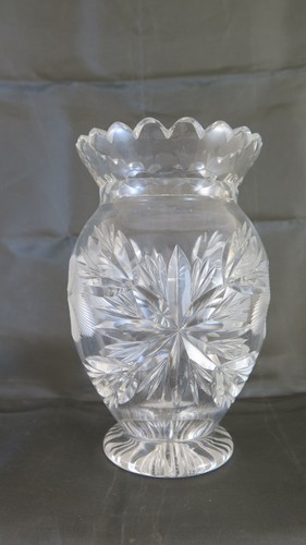 Pot De Cristal Collection Vintage Décoré Motifs Florale Début 900 R119 - Photo 5 sur 11
