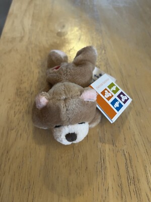 Brandneu mit Etikett Forever Friends kleines Plüschtier Bär Sauger Fenster klammern neu mit Etikett süß